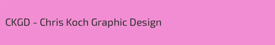 CKGD - Chris Koch Graphic Design